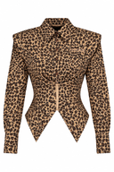 Amma blouse leopard