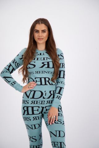 REINDERS SWEATER ALL OVER PRINT NEW