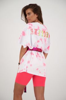 Tie Dye Reinders Shirt Wit Reinders Tie Dye Shirt Roze 2025