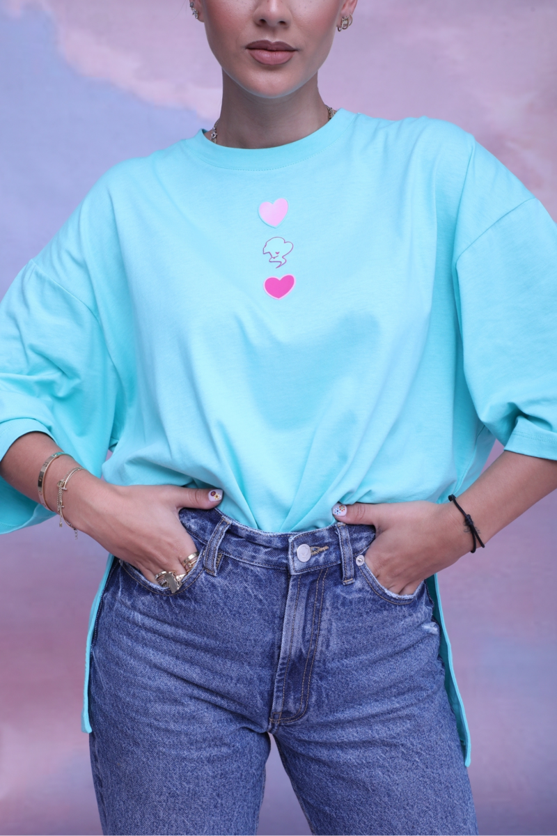 T-SHIRT OS SPLITS SELF LOVE CLUB