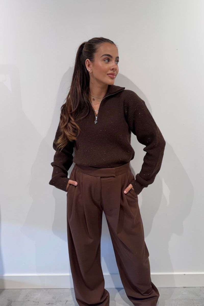 PIA PULLY SWEATER SEQUINS
