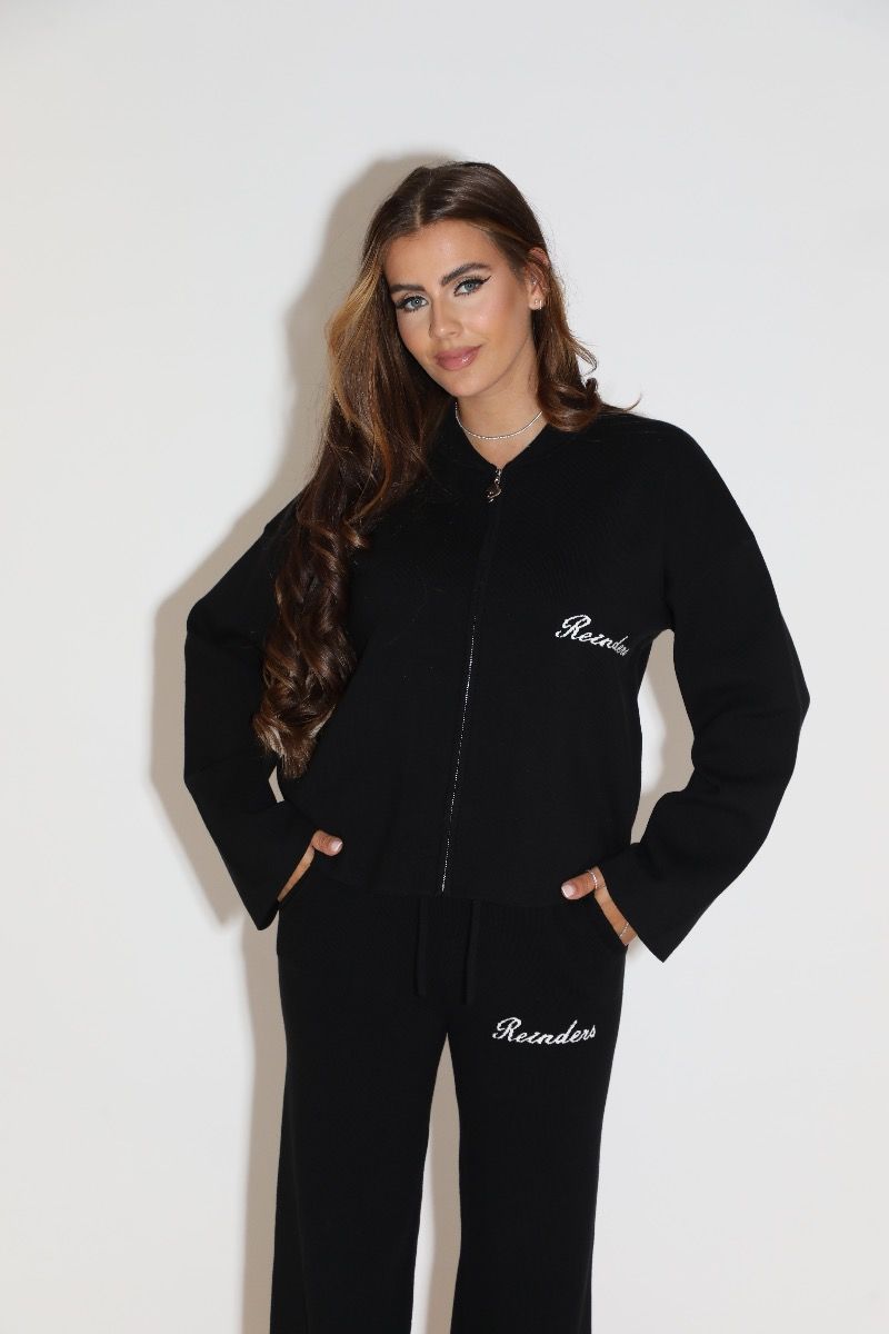 Lounge zipper cardigan