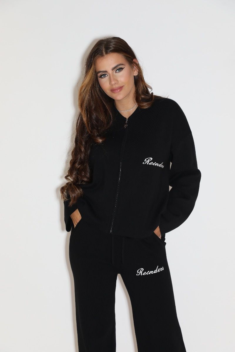 Lounge zipper cardigan