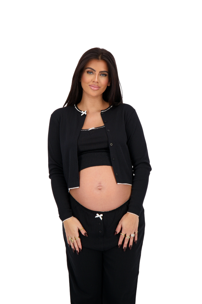 vest bow ruffles pj
