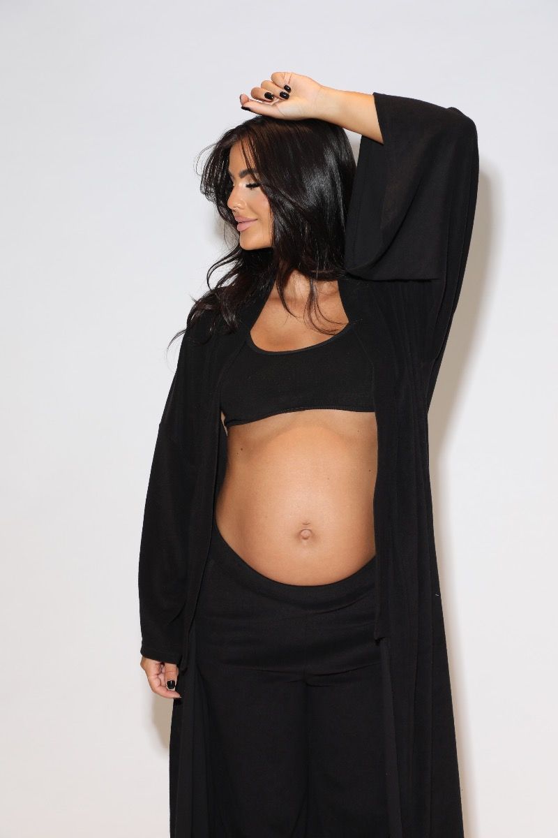 brushed cotton bathrobe