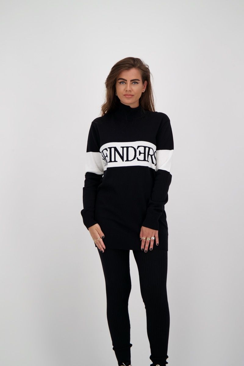 REINDERS SWEATER TURTLENECK Reinders Reinders Sweater Turtleneck zwart | JHP Fashion