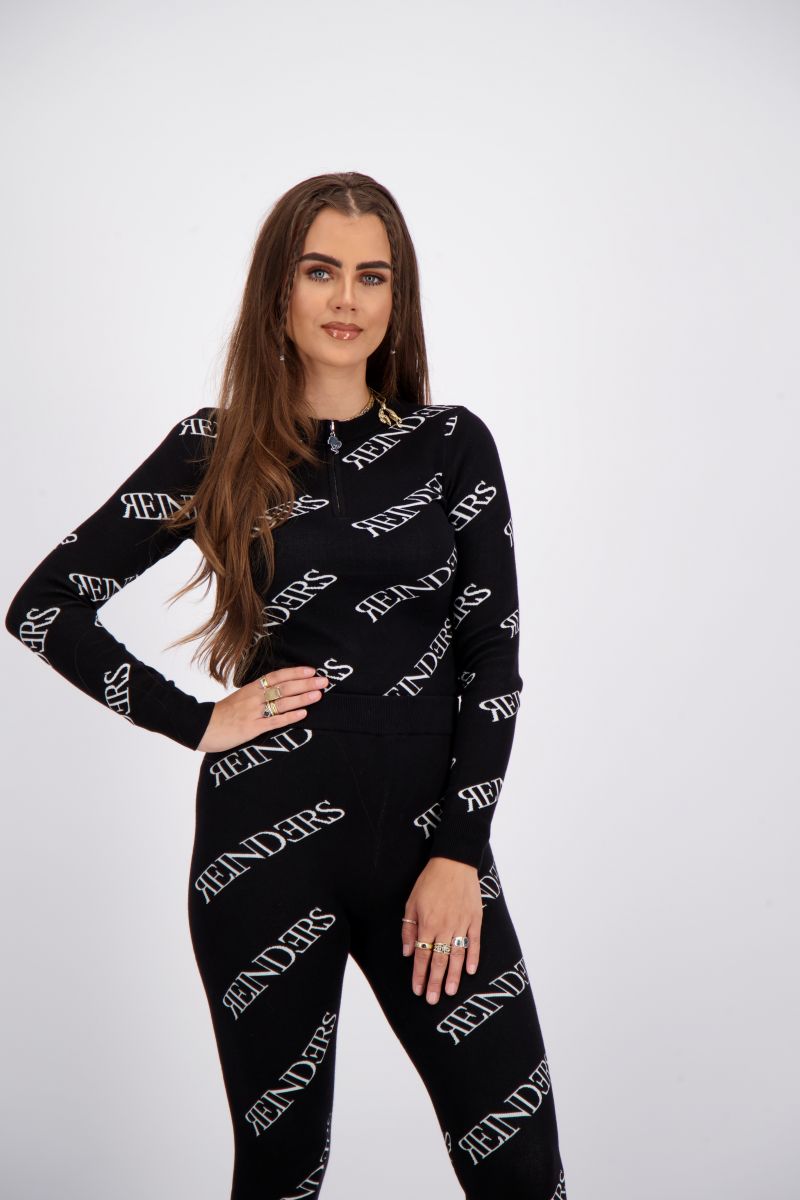 REINDERS TOP ZIPPER ALL OVER PRINT