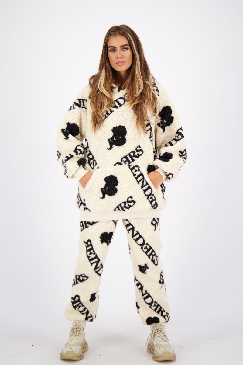 TEDDY PANTS WITH ALL OVER PRINT