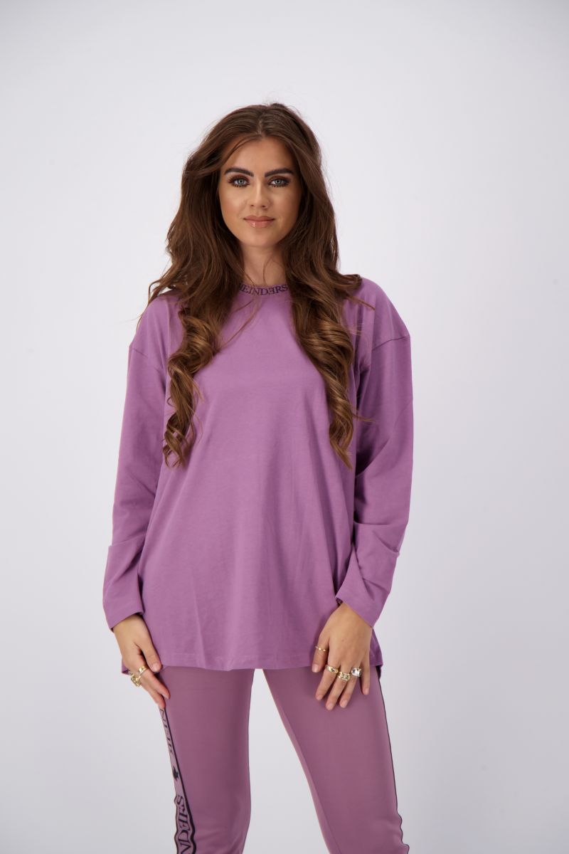 T-SHIRT OPEN BACK LONG SLEEVES