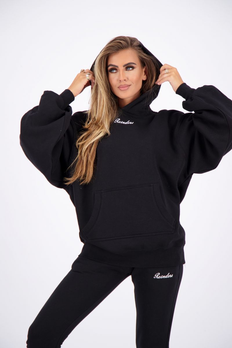 SMOCKED HOODIE