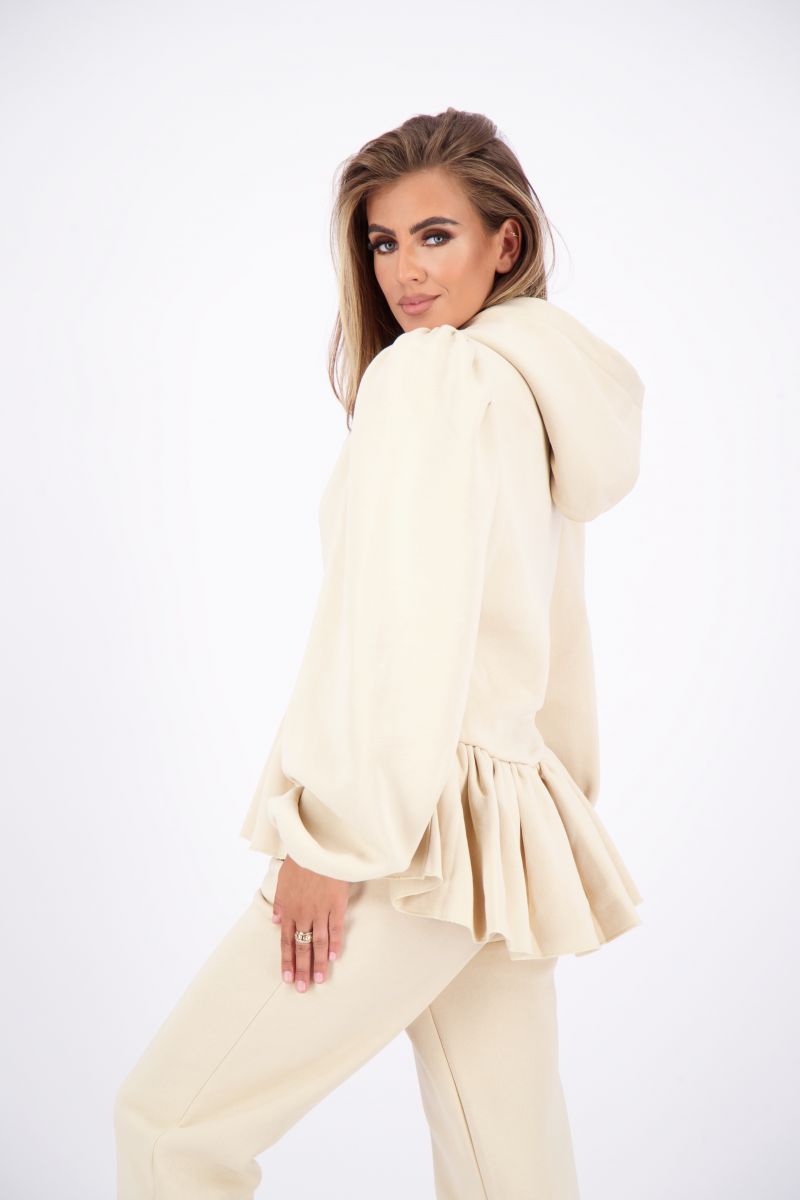 PEPLUM HOODIE