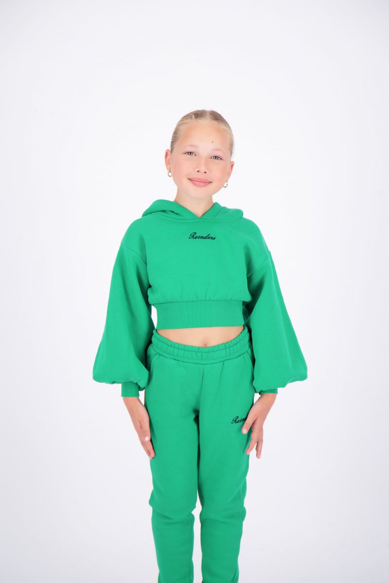 HOODIE CROP PEPLUM SLEEVES