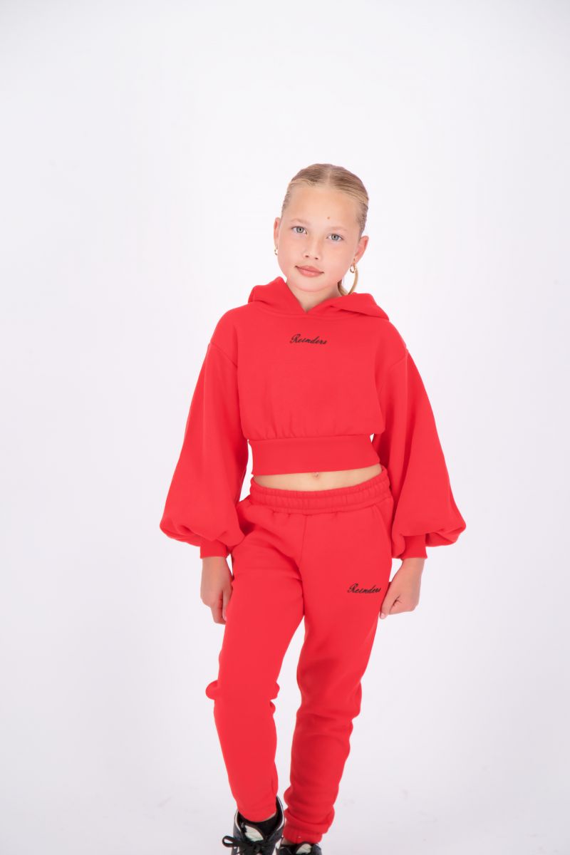 HOODIE CROP PEPLUM SLEEVES