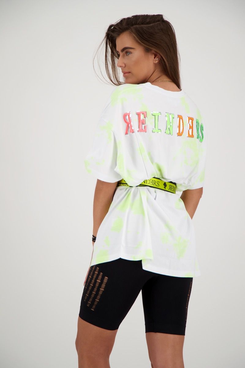 reinders tie dye shirt roze